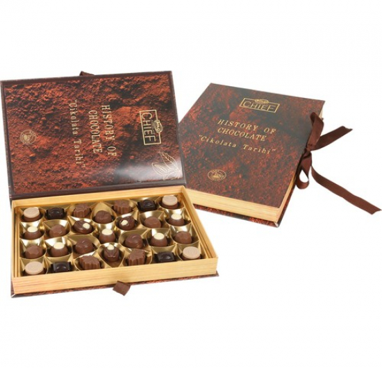 Bolçi Çikolata Tarihi Kitap Kutu 330 gr