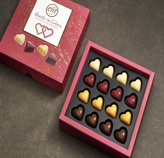 Hearts in Colors Renkli Spesiyal Çikolata 160g