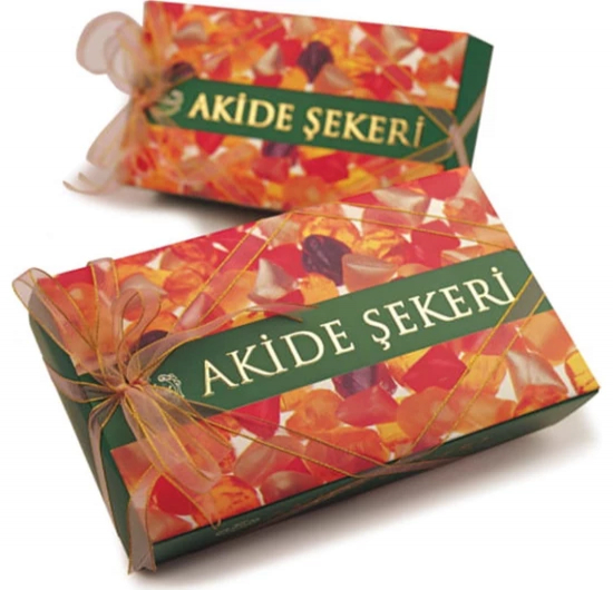 Hediyelik Kutuda Karışık Akide Şekeri 650 gr