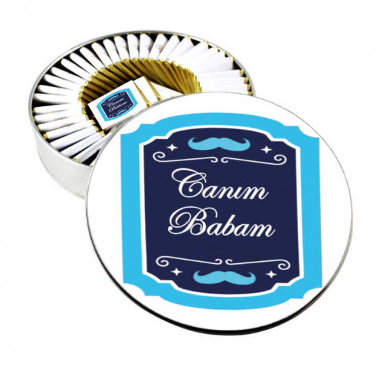 Metal Kutuda Babaya Çikolata (Canım Babam) 32 li