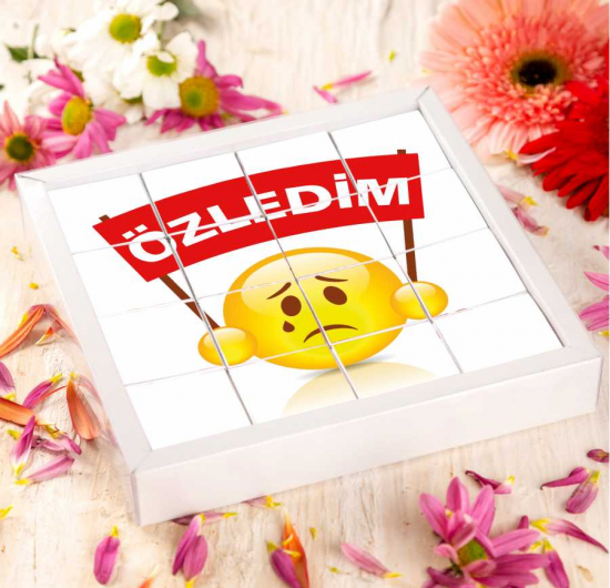 Özledim 16'lı Puzzle Çikolata (4 Farklı Lezzet)