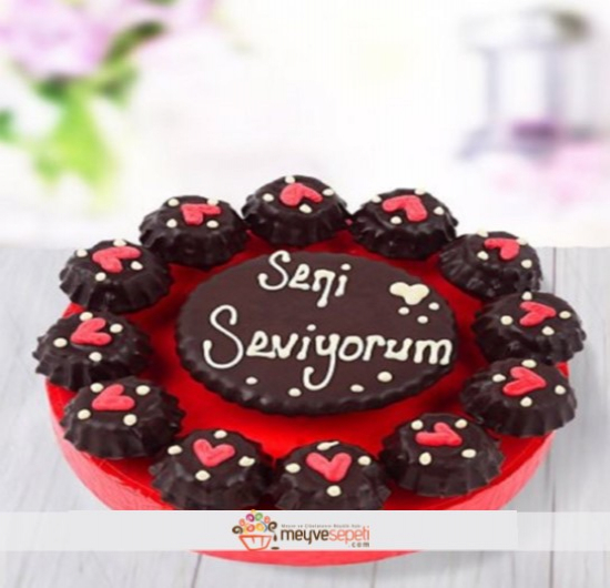 Seni Seviyorum mini kurabiye
