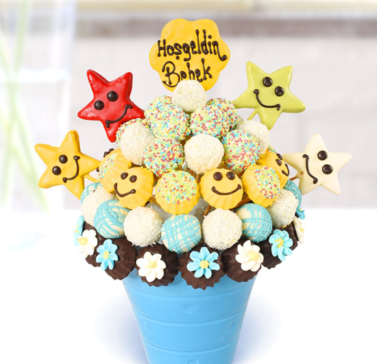 Renkli Truffle Kurabiyeler